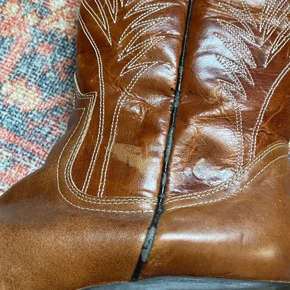 Steve Madden Lonestar Western Cowgirl/Cowboy Boots - Brown - THE REAL DEAL! - Picture 11 of 15